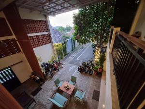 Balkon oz. terasa v nastanitvi Omah Nayan
