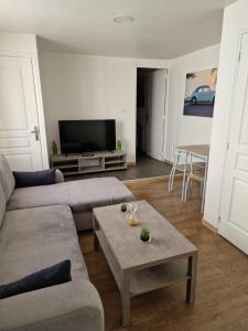 Χώρος καθιστικού στο Appartement Hyper Centre Cosy avec Balcon