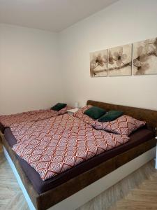 Postel nebo postele na pokoji v ubytování Černý Důl 292