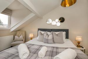 Postel nebo postele na pokoji v ubytování Fishergate Luxury Town House- Close To City Centre