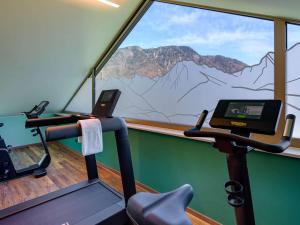 ibis Styles Bad Reichenhall的健身中心和/或健身设施