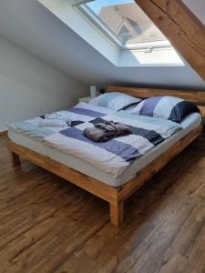 Postel nebo postele na pokoji v ubytování Ferienwohnung Emely