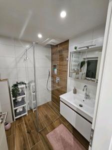 Koupelna v ubytování Near Messe and Playmobil Funpark between Nürnberg and Schwabach , Free parking , Netflix , 24h Self Check-in