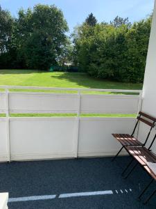 Balkón nebo terasa v ubytování Apartments Hemer