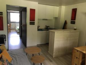 Kuchyň nebo kuchyňský kout v ubytování Appartement plus Pool, Morgins, Portes du Soleil