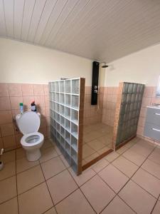 Koupelna v ubytování Ti kaz Tata du sud Sauvage