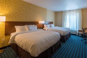 Postel nebo postele na pokoji v ubytování Fairfield Inn & Suites by Marriott Provo Orem
