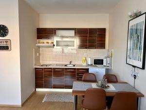Kuchyň nebo kuchyňský kout v ubytování Apartmán SIESTA 1