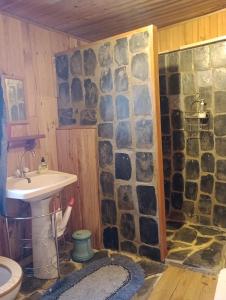 Kúpeľňa v ubytovaní Chalet les Chardons
