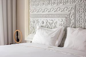 Postel nebo postele na pokoji v ubytování Recanto de Passos - Amarante