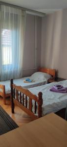 Hostel Golub 객실 침대