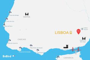 un mapa de bosnia y herzegovina en Telheiras Comfortable Stay, en Lisboa