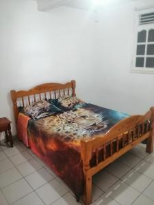 Postel nebo postele na pokoji v ubytování Appartement VIEUX HAB