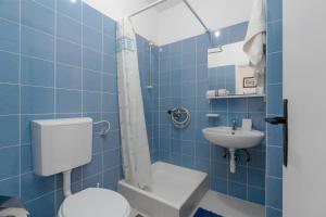 Koupelna v ubytování Apartments Family Gligora