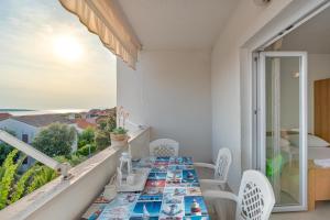Balkón nebo terasa v ubytování Apartments Family Gligora