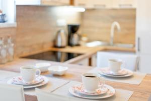 Příslušenství pro přípravu čaje a kávy v ubytování Apartments Family Gligora + 37 fotografií