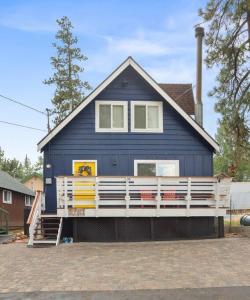 Bygningen som feriehuset ligger i