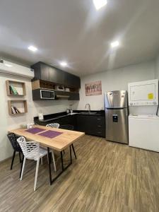Kjøkken eller kjøkkenkrok på Kiran Lodging Guayaquil