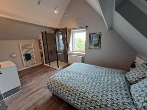 Postel nebo postele na pokoji v ubytování Gîte l'éphémère