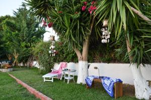 A garden outside Dimeon Villa