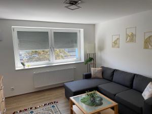 Posezení v ubytování AM Fleurystr, ALL NEW, komfortabel, ZENTRAL in Amberg!!!