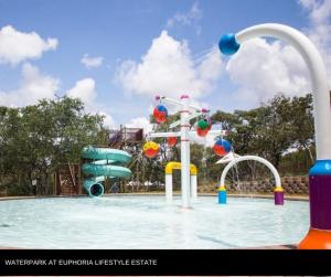 a water park with a water slide at Sango on 9 in Naboomspruit