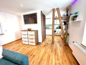 Kuchyň nebo kuchyňský kout v ubytování Ferienwohnung zur Hohe Str + 11 fotografií
