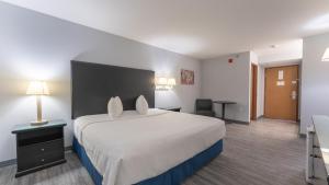 Schmidt's Creek Hotel客房内的一张或多张床位