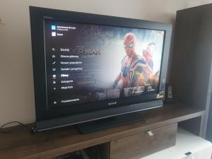 Telewizja i/lub zestaw kina domowego w obiekcie Apartament SYLVIA Self Check-In Netflix