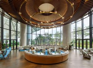 Posezení v ubytování Hilton Hainan Ocean Flower Island