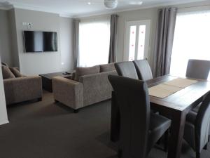A seating area at Sussex Shores