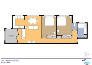 Pelan lantai bagi Apollo Unit 1 - Ground Floor - A Block