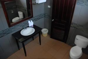 Koupelna v ubytování Don Det Hotel