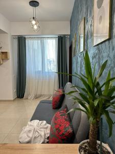 Χώρος καθιστικού στο Studios & Apartments Palas by Glam at Lazar Towers