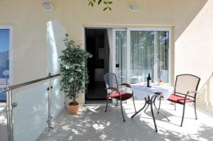 Balkón nebo terasa v ubytování Apartmani Trogir
