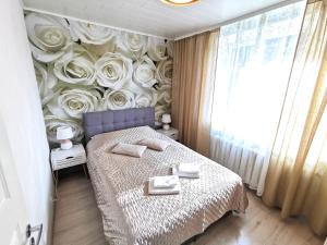 Postel nebo postele na pokoji v ubytování Põltsamaa city apartement
