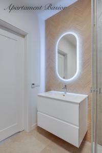 Phòng tắm tại Apartament Basior, Laguna Beskidów +16 ảnh