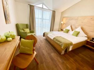 Voodi või voodid majutusasutuse Hotel Sonnenhof Aspach toas