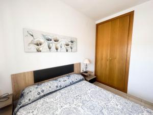 Postel nebo postele na pokoji v ubytování Espacio ideal en la Playa