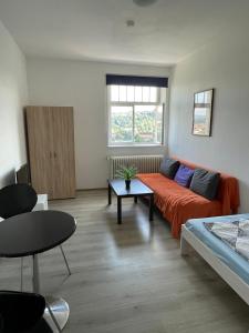 Et opholdsområde på Ferienwohnung Villa Seiz