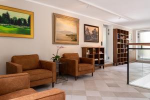 Posezení v ubytování STORIES Design ApartHotel