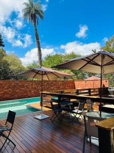 Bazén v ubytování Pousada Império nebo v jeho okolí