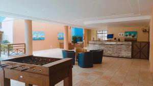 Η κουζίνα ή μικρή κουζίνα στο Apto Completo - Vila do Mar - Beach Park - PDD