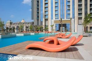 Bazén v ubytování 2ndHome - Amna Tower, Al Habtoor City nebo v jeho okolí