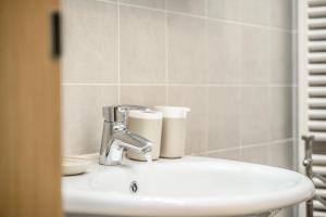 Koupelna v ubytování T12- Bilocale Free WiFi vicino a Bologna Fiera, Ravenna, Lugo Hospital Villa Maria