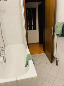 Koupelna v ubytování Ochsen Ortenberg