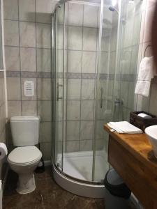 Koupelna v ubytování Xalpen B&B