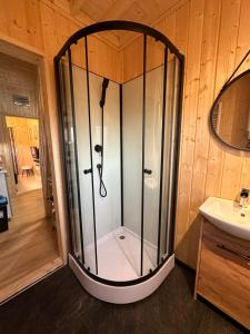 Vonios kambarys apgyvendinimo įstaigoje Islandzka chatka