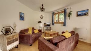 Posezení v ubytování Lucie