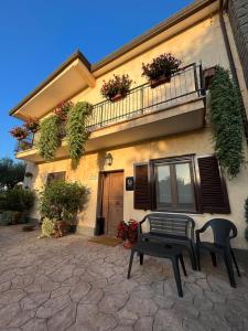 Balkón nebo terasa v ubytování B&B Casa Doria